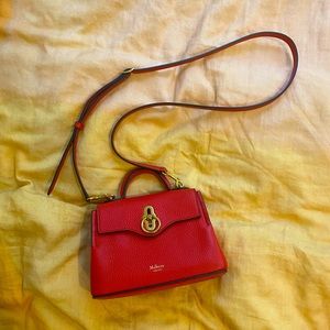 Red mulberry crossbody bag